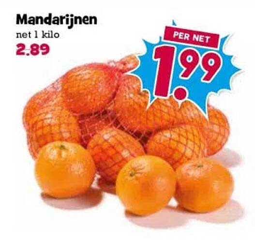 Mandarijnen net 1 kilo