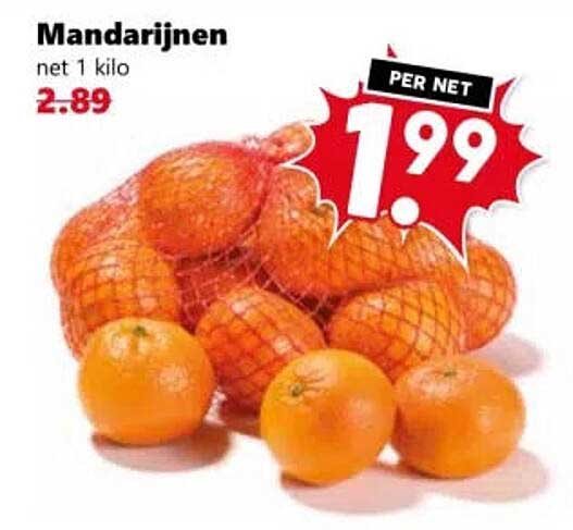 Mandarijnen net 1 kilo