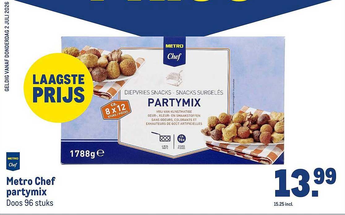 Metro Chef partymix