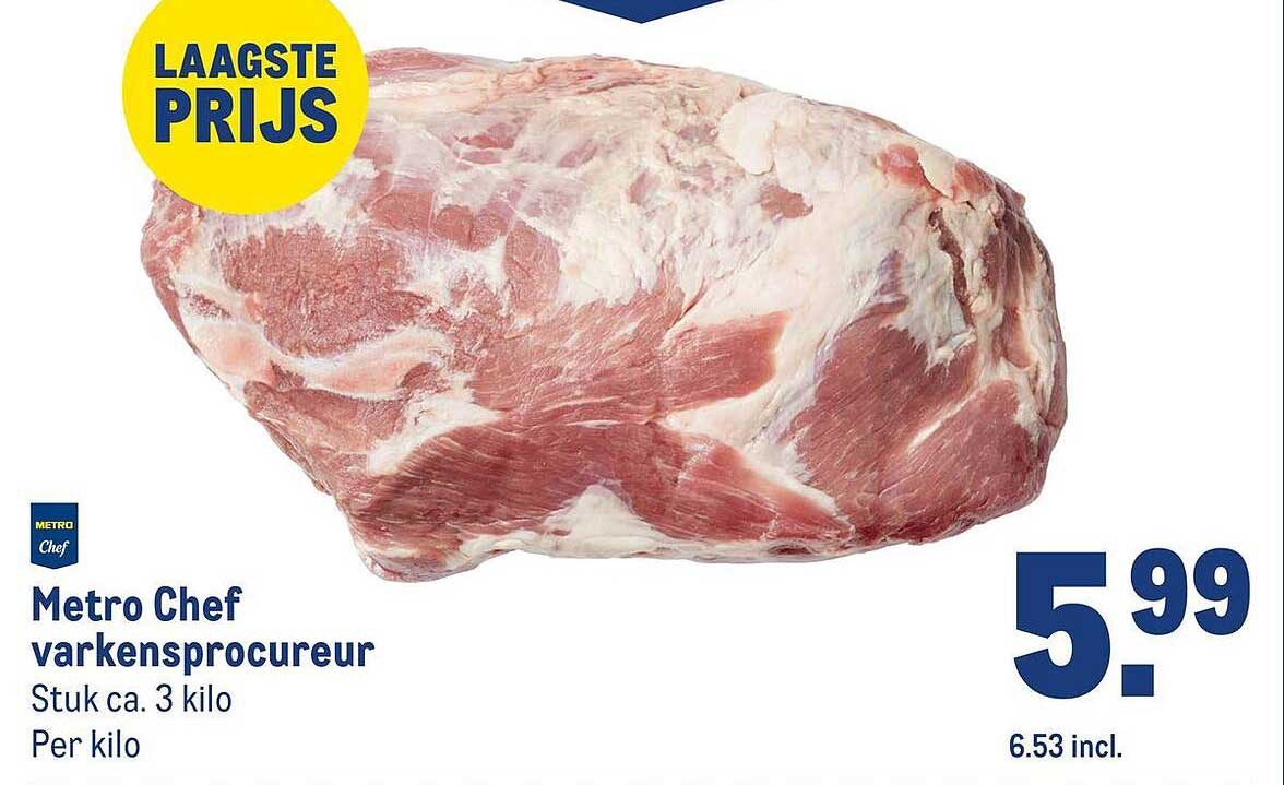 Metro Chef varkensprocureur