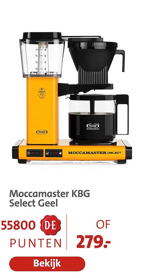 Moccamaster KBG Select Geel