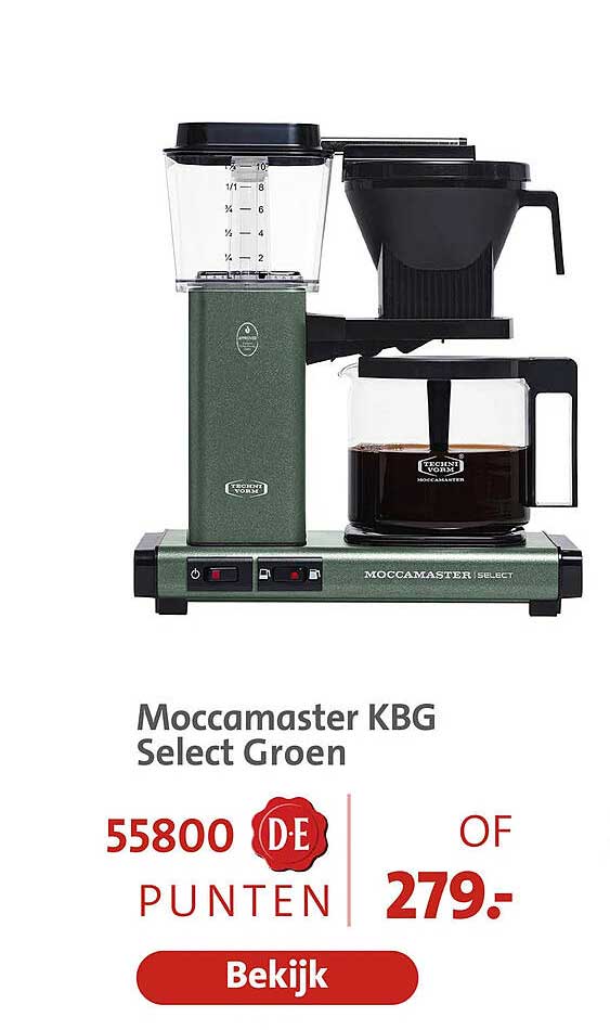 Moccamaster KBG Select Groen
