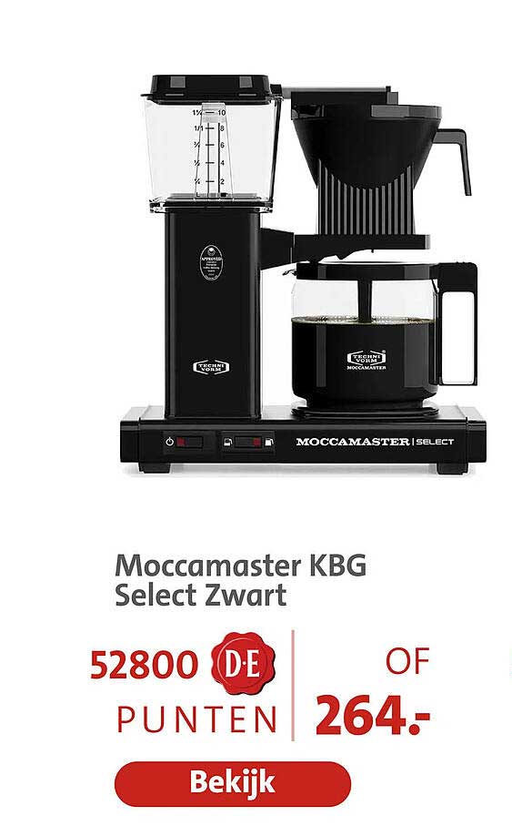 Moccamaster KBG Select Zwart