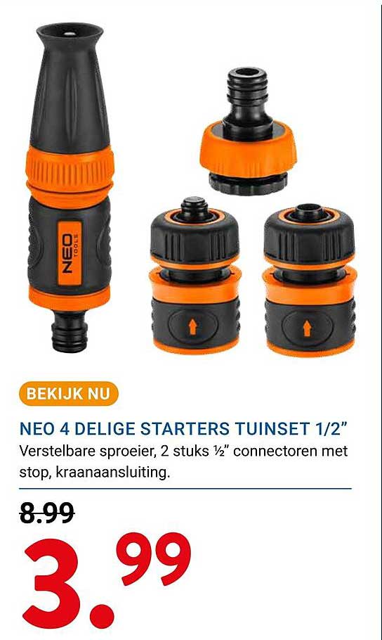 NEO 4 DELIGE STARTERS TUINSET 1/2”