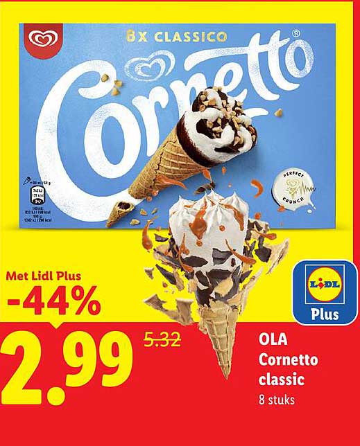 OLA Cornetto classic 8 stuks