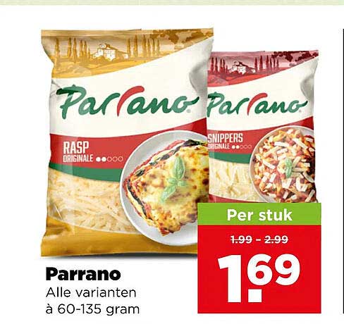 Parrano Alle varianten à 60-135 gram
