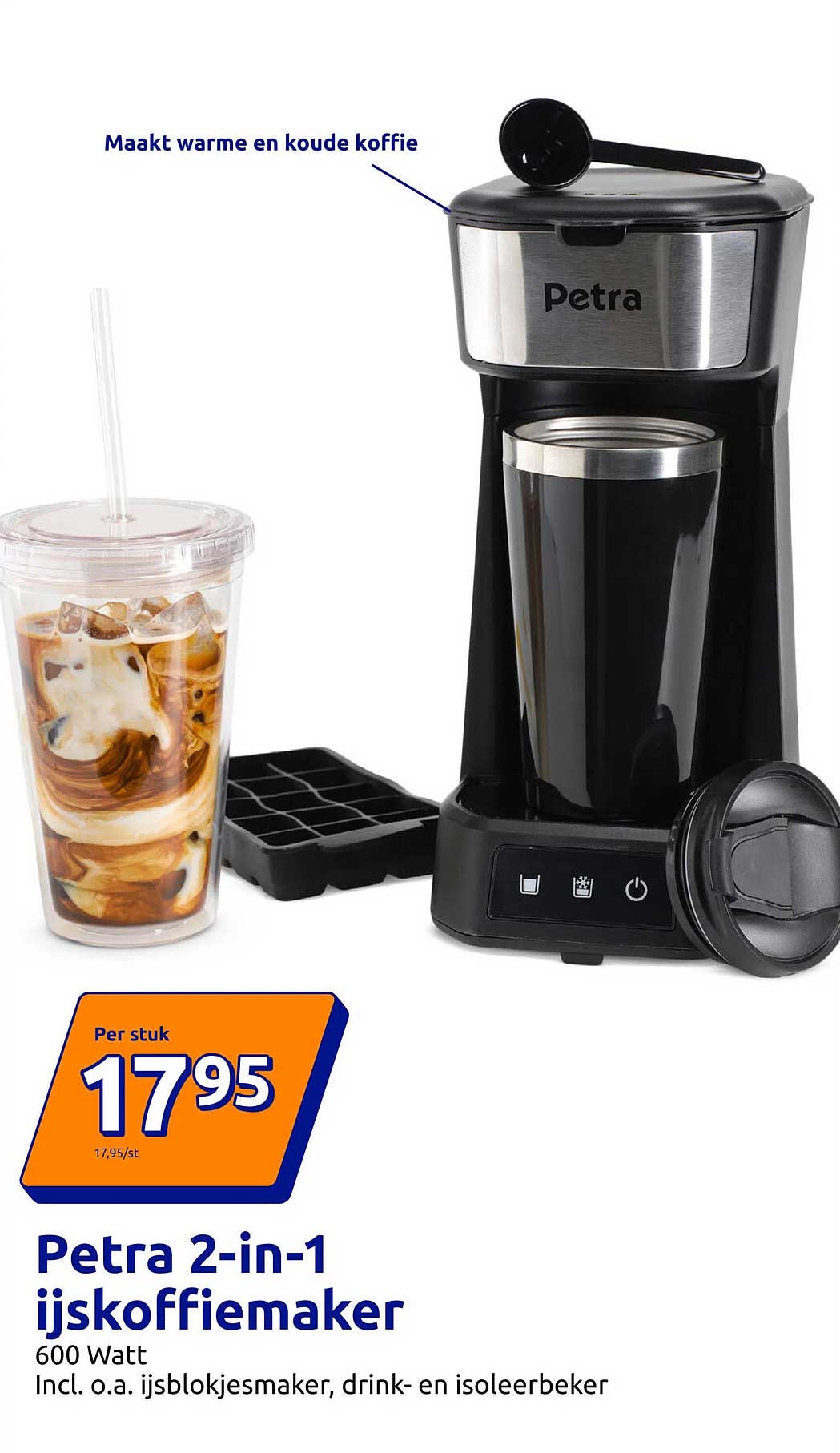 Petra 2-in-1 ijskoffiemaker