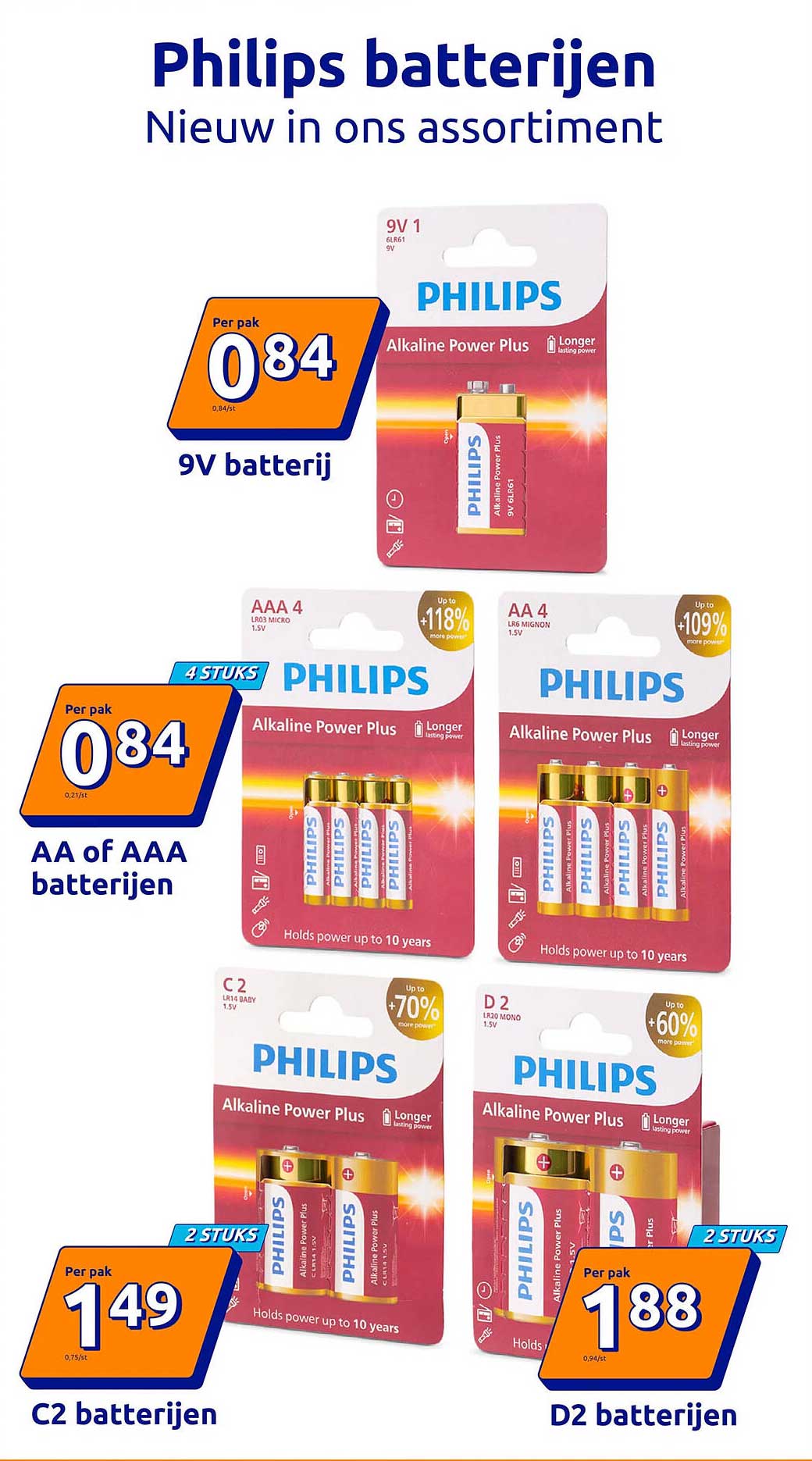 Philips batterijen