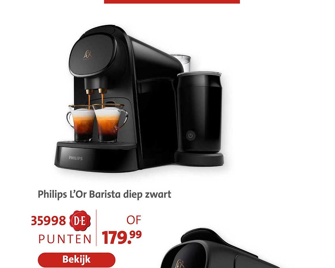 Philips L'Or Barista diep zwart