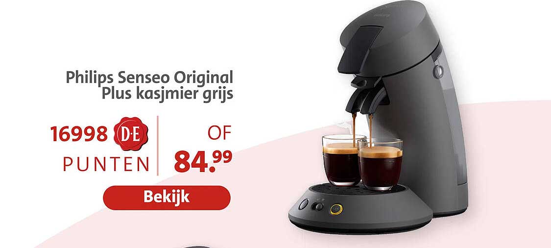 Philips Senseo Original Plus kasjmier grijs