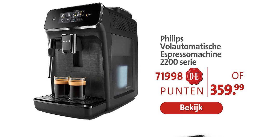 Philips Volautomatische Espressomachine 2200 serie