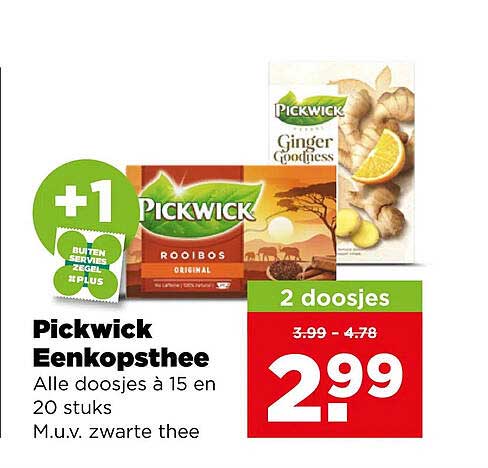 Pickwick Eenkopsthee +1