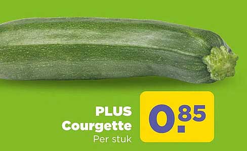 PLUS Courgette Per stuk