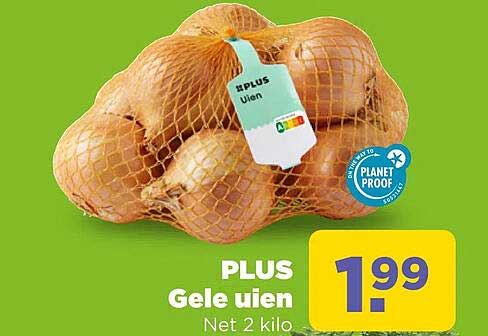 PLUS Gele uien Net 2 kilo