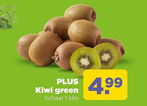 PLUS Kiwi green Schaal 1 kilo