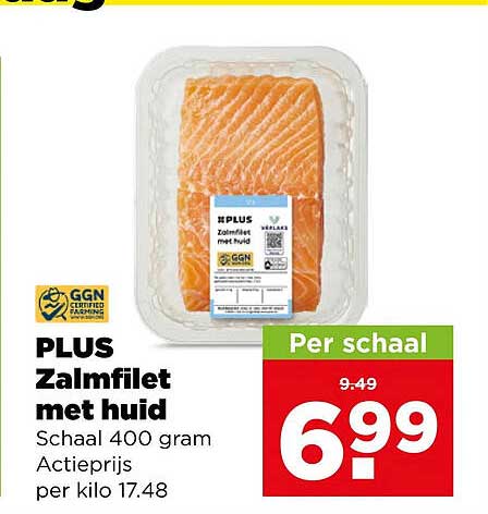 PLUS Zalmfilet met huid
