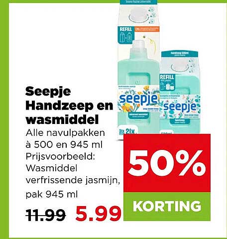 Seepje Handzeep en wasmiddel