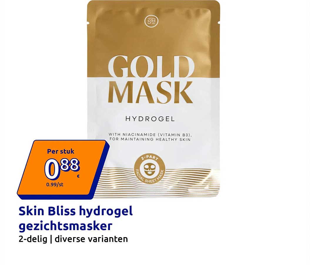 Skin Bliss hydrogel gezichtsmaske