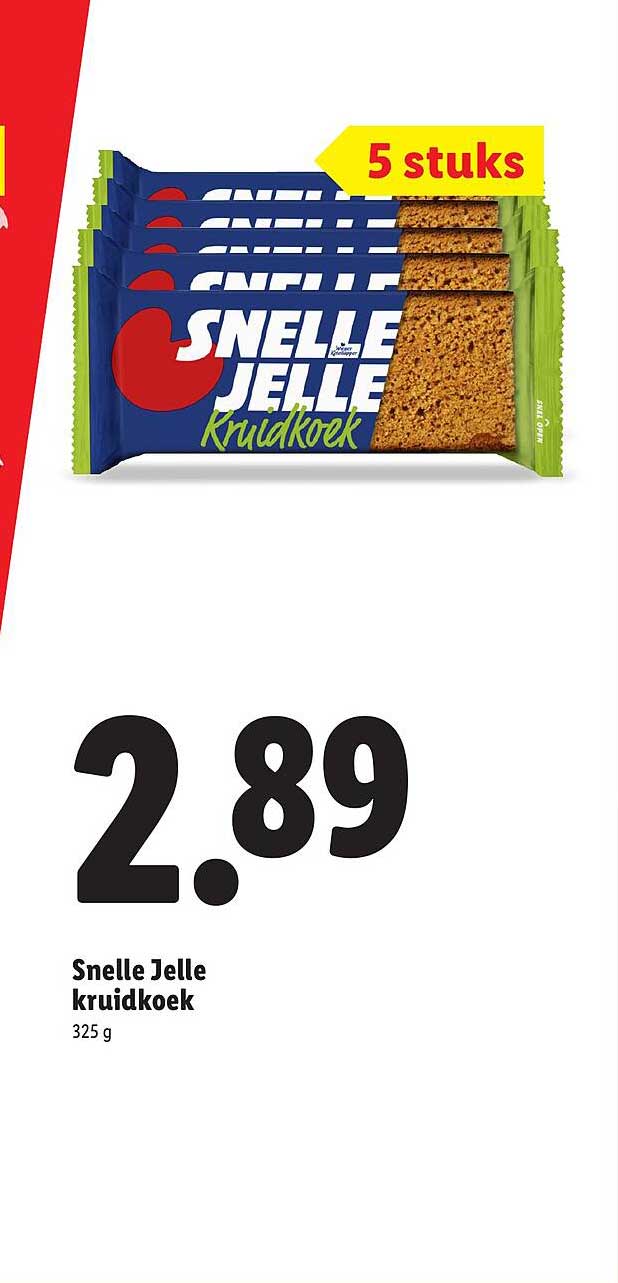Snelle Jelle kruidkoek 5 stuks