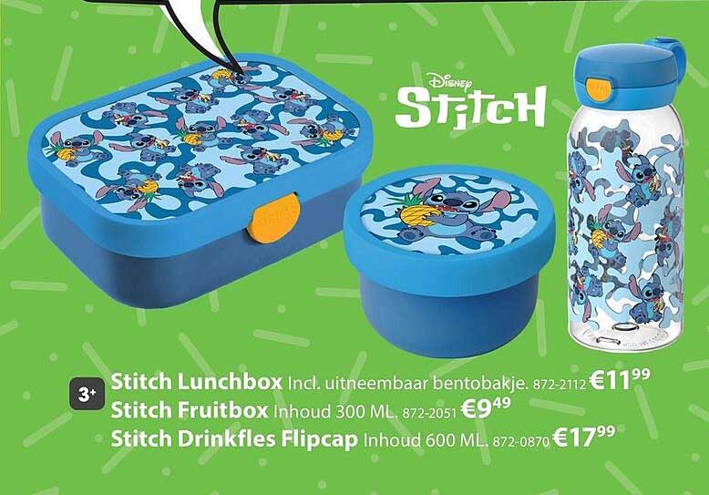 Stitch Lunchbox Incl. uitneembaar bentobakje