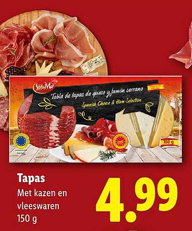 Tapas Met kazen en vleeswaren 150 g