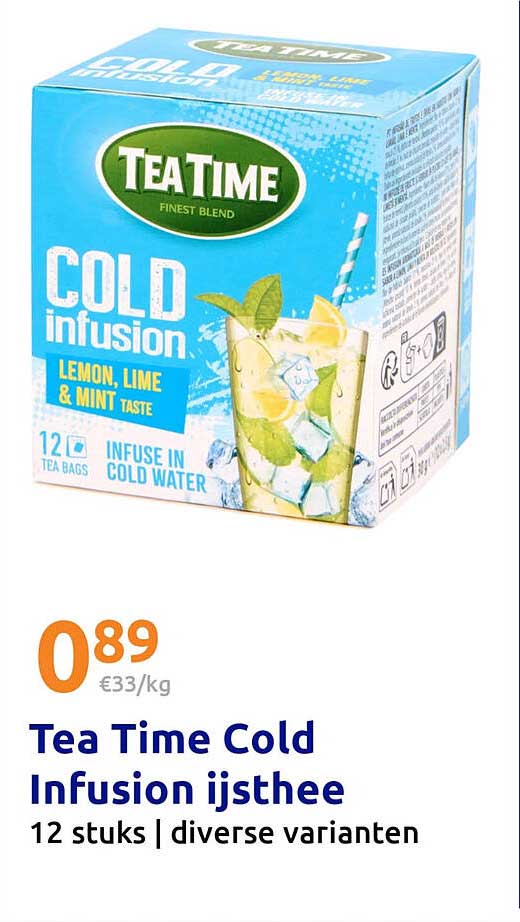 Tea Time Cold Infusion ijsthee 12 stuks | diverse varianten