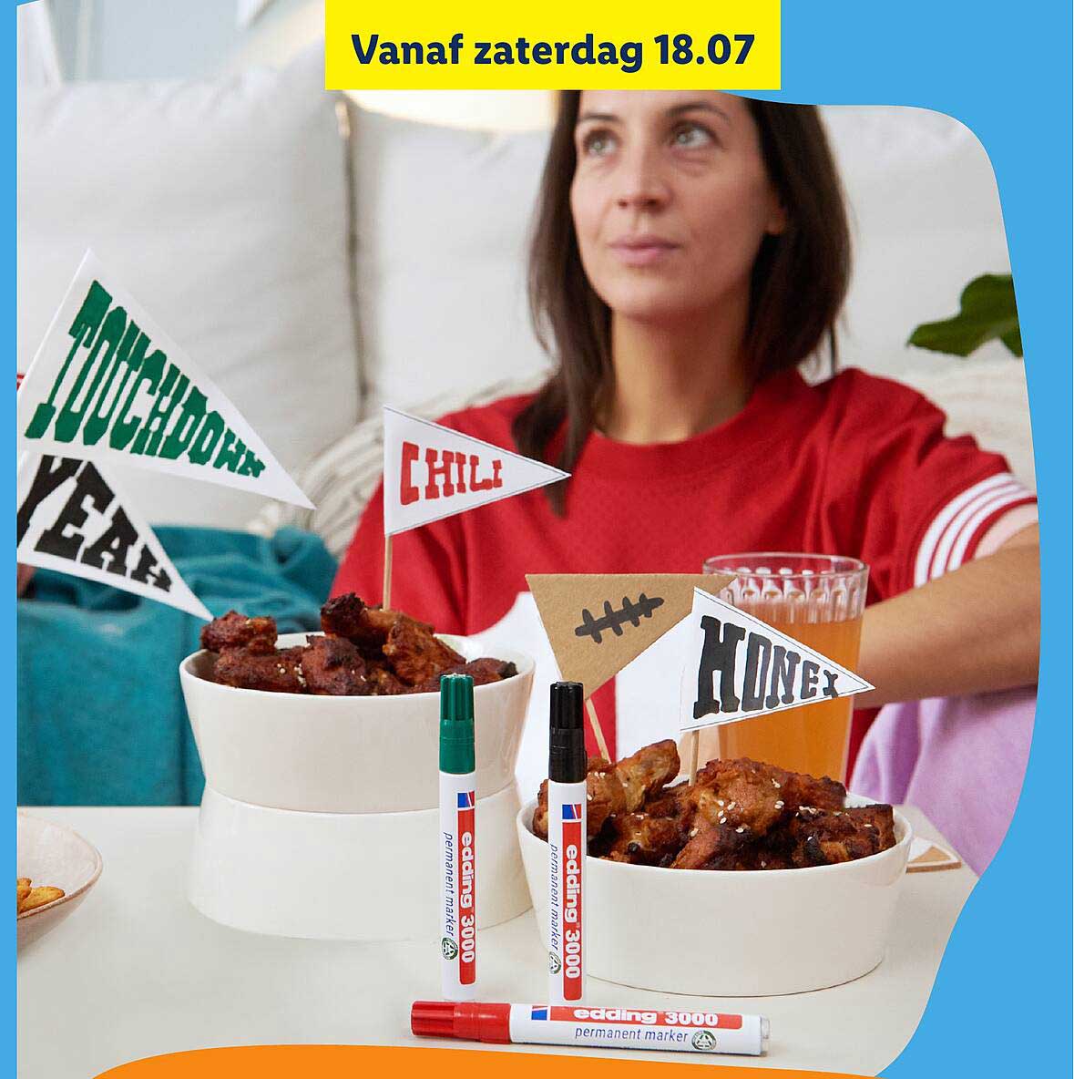 Vanaf zaterdag 18.07