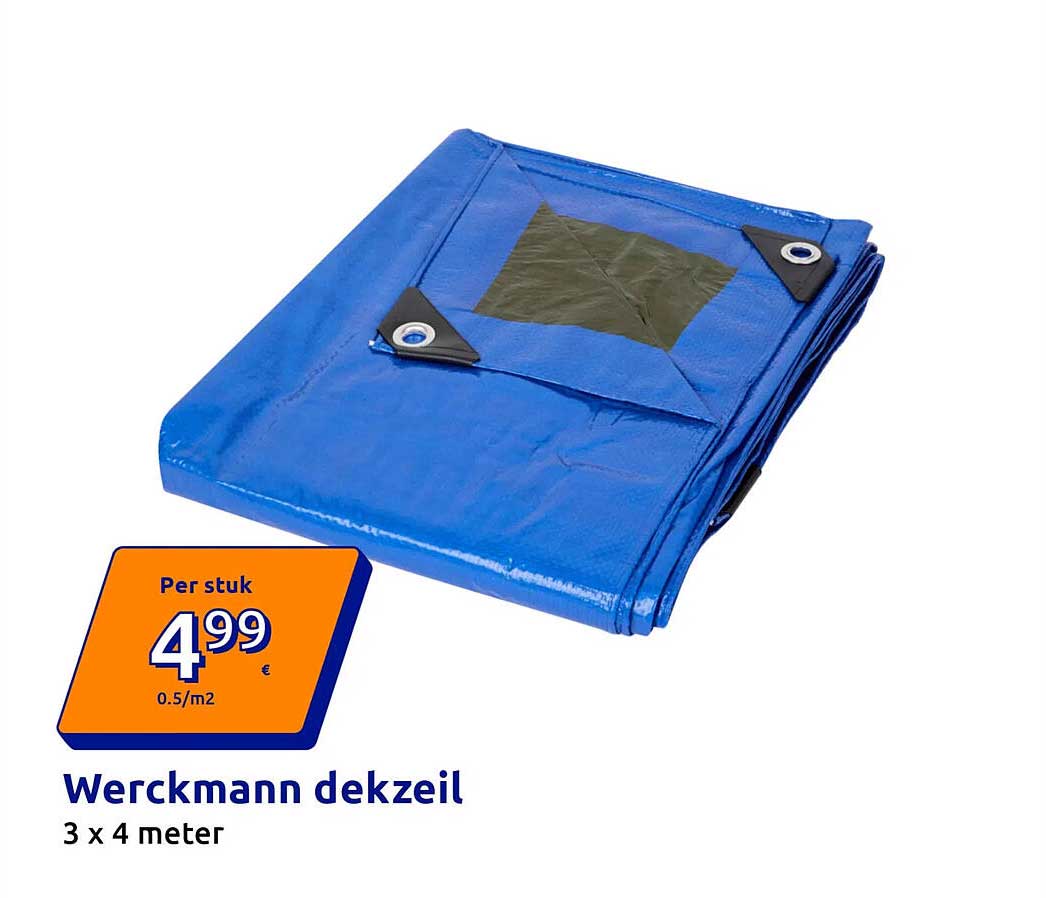 Werckmann dekjeil 3 x 4 meter