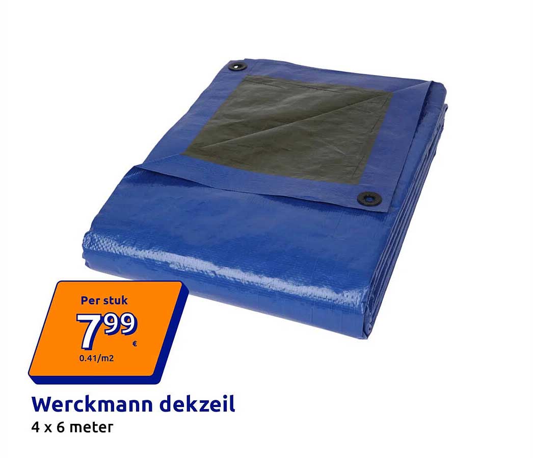 Werckmann dekzeil 4 x 6 meter