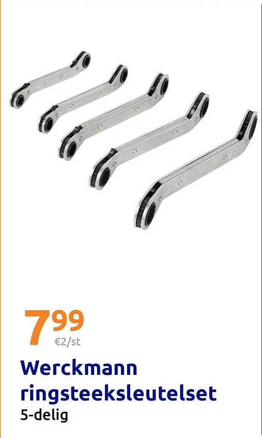 Werckmann ringsteeksleutelset 5-delig