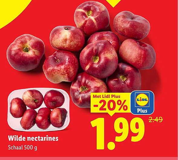 Wilde nectarines -20%