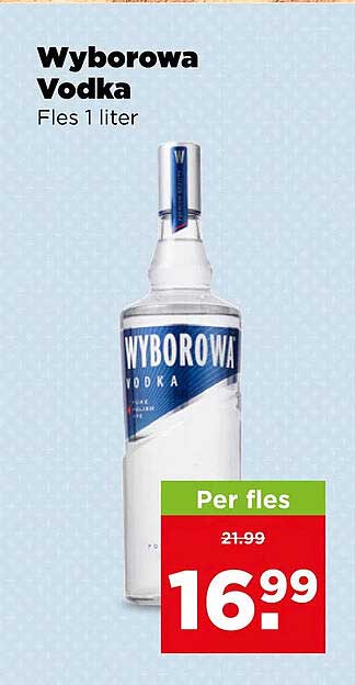 Wyborowa Vodka Fles 1 liter