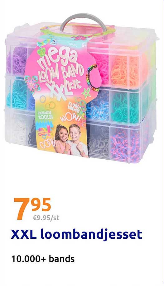 XXL loombandjesset 10.000+ bands
