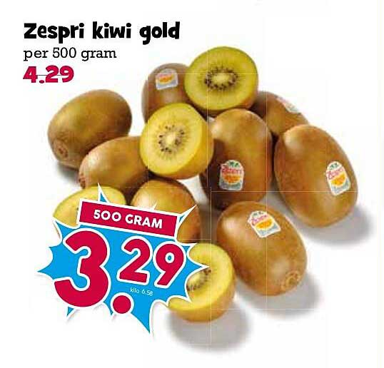 Zespri kiwi gold per 500 gram