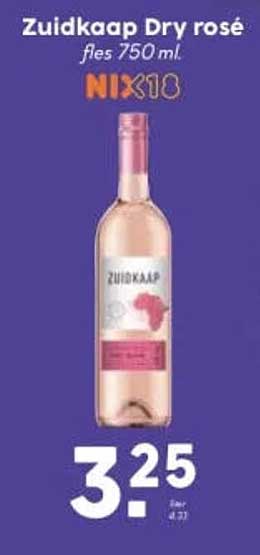 Zuidkoop Dry rosé fles 750 ml
