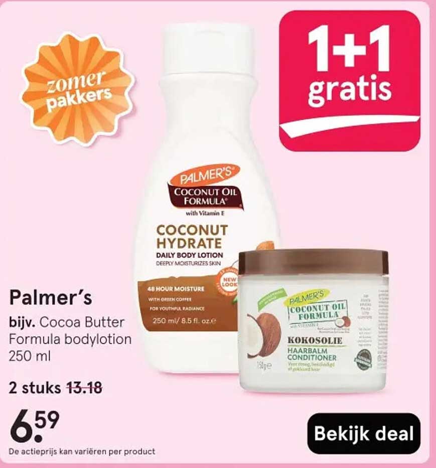 1+1 Gratis Palmer's Coconut Oil Formula Hydrate Body Lotion