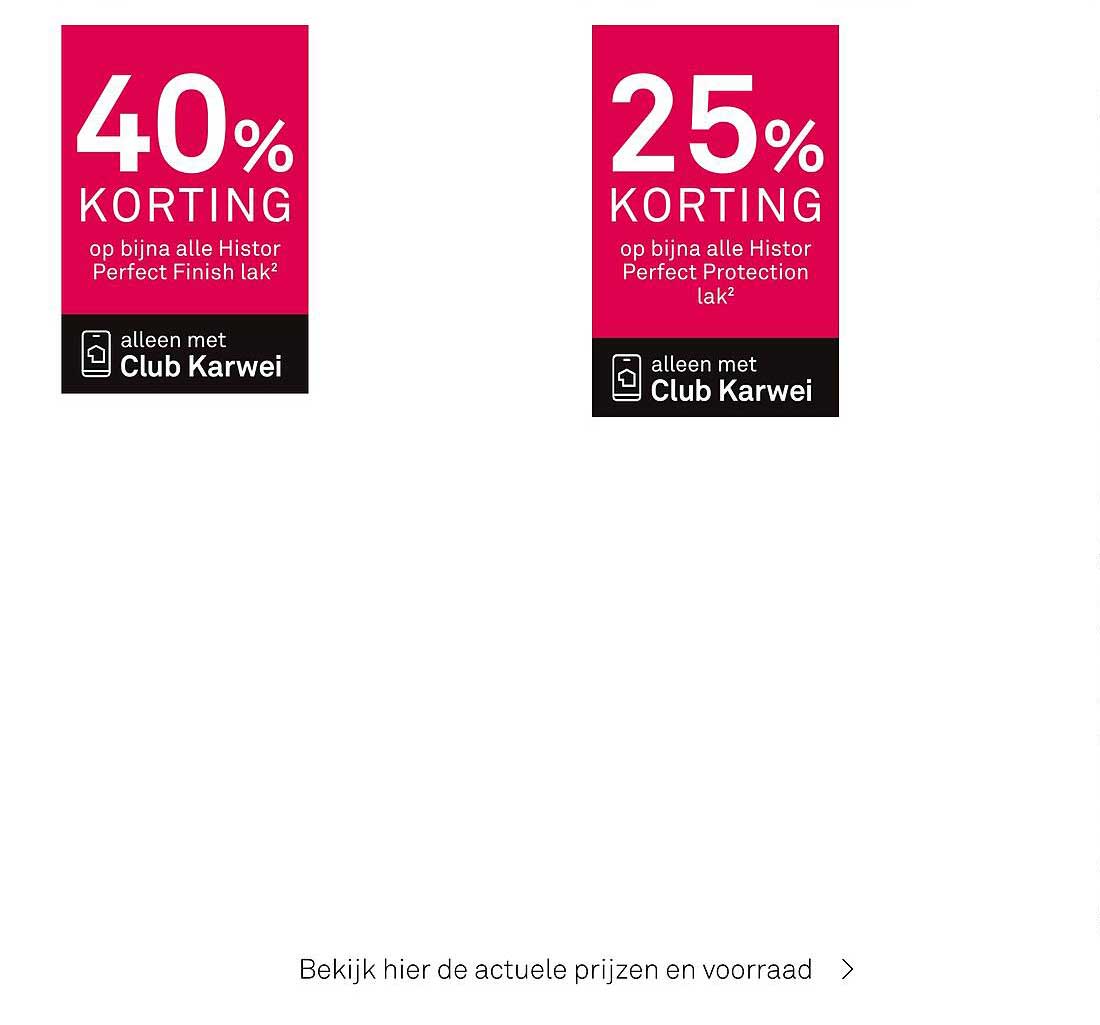 40% KORTING op bijna alle Histon Perfect Finish lak en 25% KORTING op bijna alle Histon Perfect Protection lak