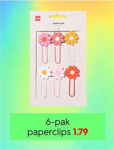 6-pak paperclips