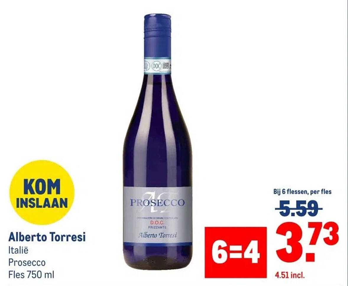 Alberto Torresi Prosecco 750 ml