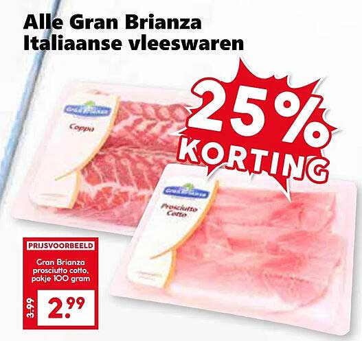 Alle Gran Bri finca Italiaanse vleeswaren