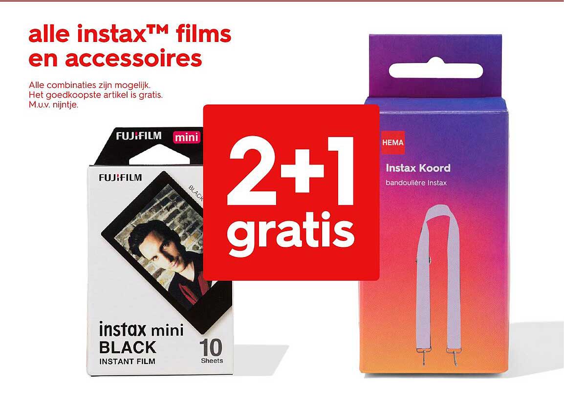 alle instax™ films en accessoires