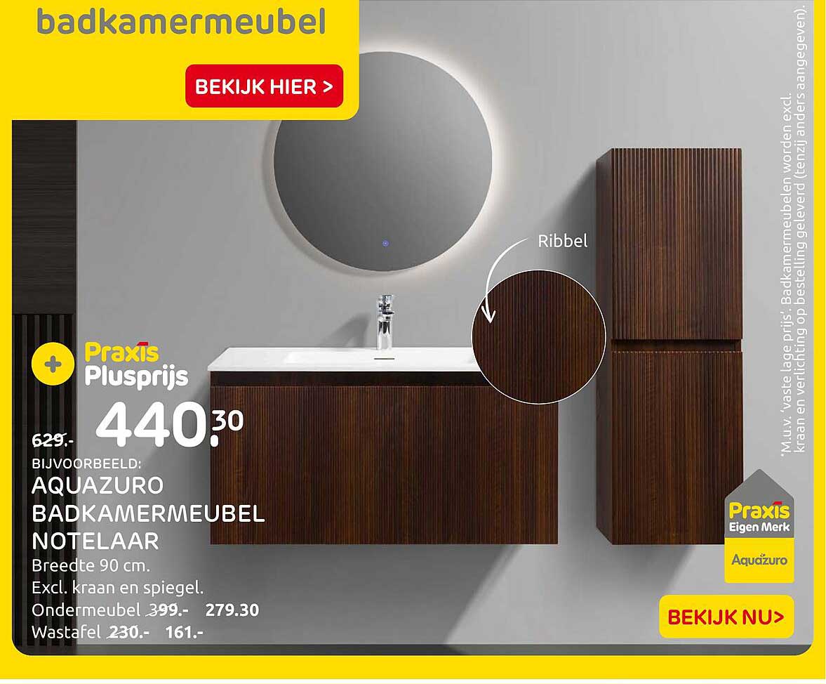 AQUAZURO BADKAMERMEUBEL NOTELAAR