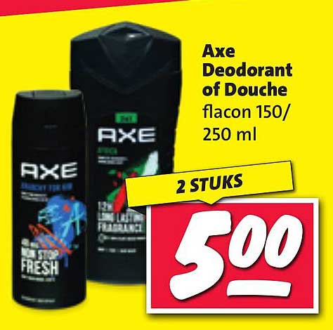 Axe Deodorant of Douche flacon 150/250 ml