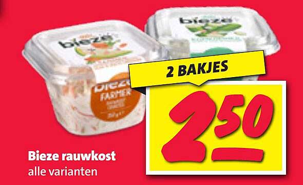 Bieze rauwkost alle varianten