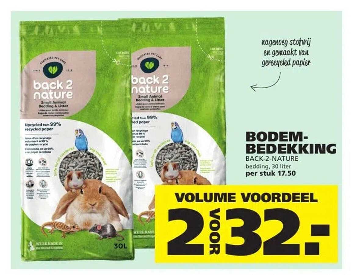 BODEMBEDEKKING BACK-2-NATURE, 30 liter per stuk 17.50
