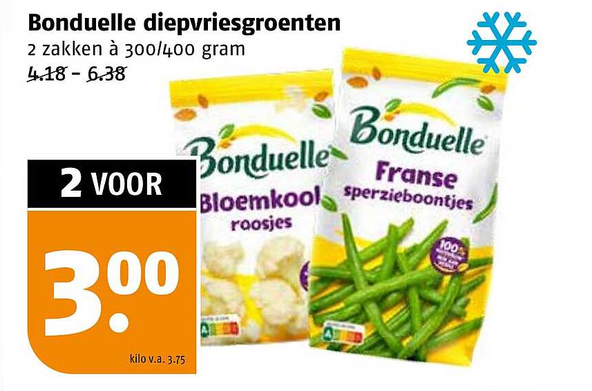 Bonduelle diepvriesgroenten