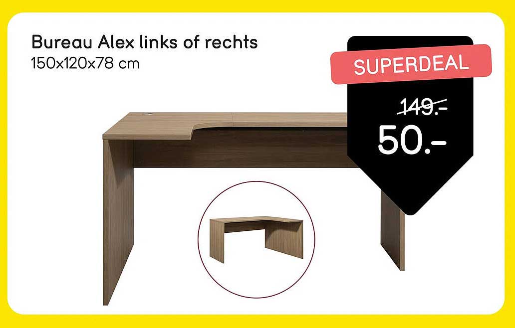 Bureau Alex links of rechts