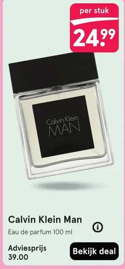 Calvin Klein Man Eau de Parfum 100 ml