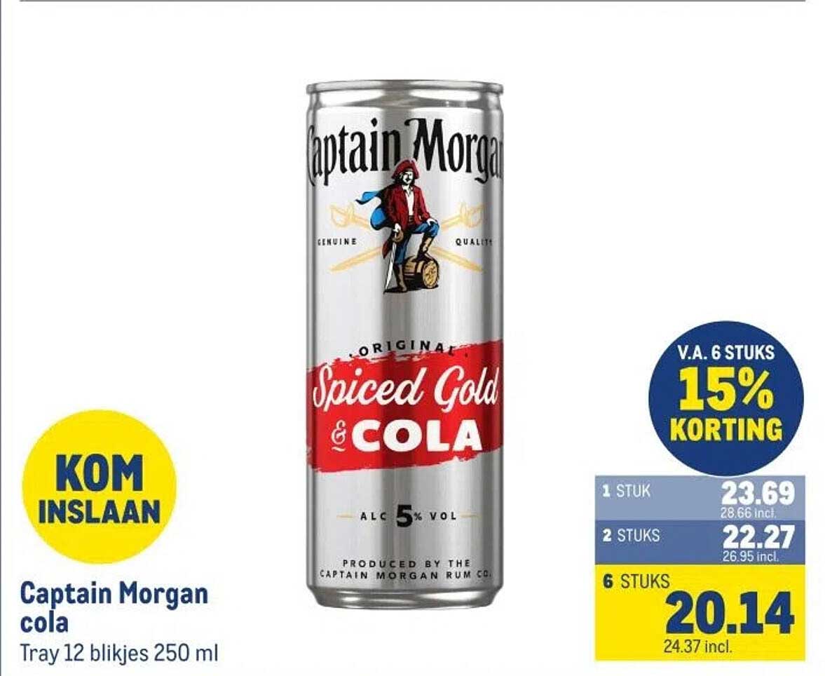 Captain Morgan cola