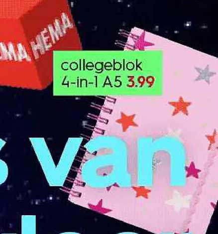 collegeblok 4-in-1 A5